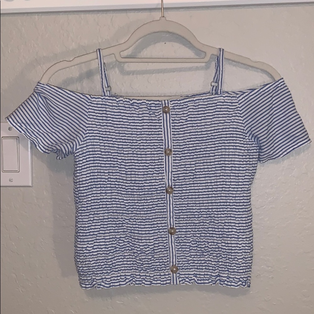 Abercrombie Kids Off The Shoulder Stretchy Top